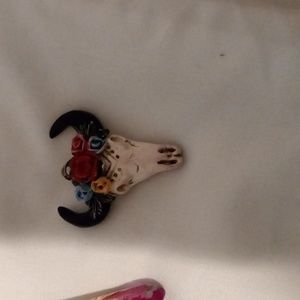 Skull necklace charm
